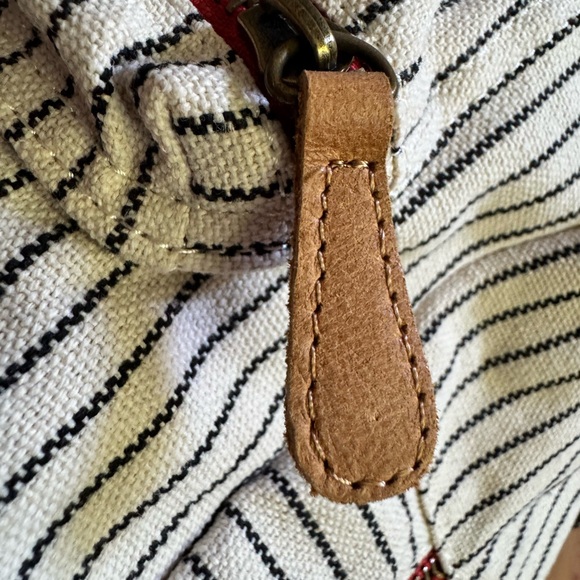 Hearth & Hand from Magnolia Striped Mini Canvas Backpack - Picture 4 of 7